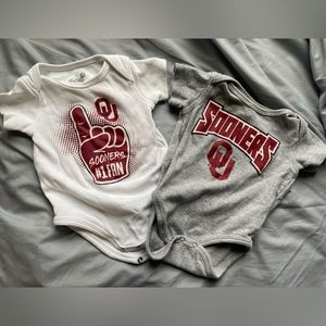 Infant Oklahoma Sooners Onesies
